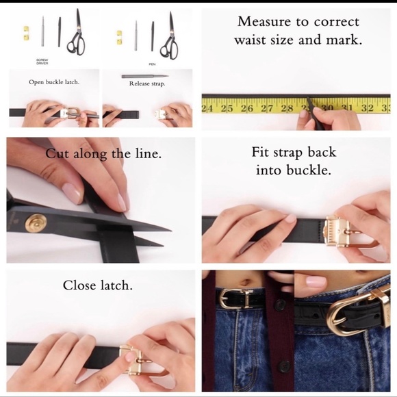 Authentic New Coach Belts w Interchangeable Buckles - Picture 7 of 12